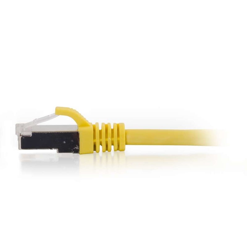 C2G 00875 Cat6 Cable - Snagless Shielded Ethernet Network Patch Cable, Yellow (35 Feet, 10.66 Meters) - Image 3